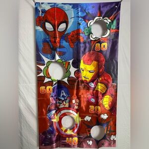 Super Heroe Theme Game Toss With 4 Sacks
